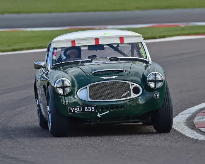 Framed Print : CM27 7503 Mark Pangborn, Harvey Woods, Austin Healey 3000