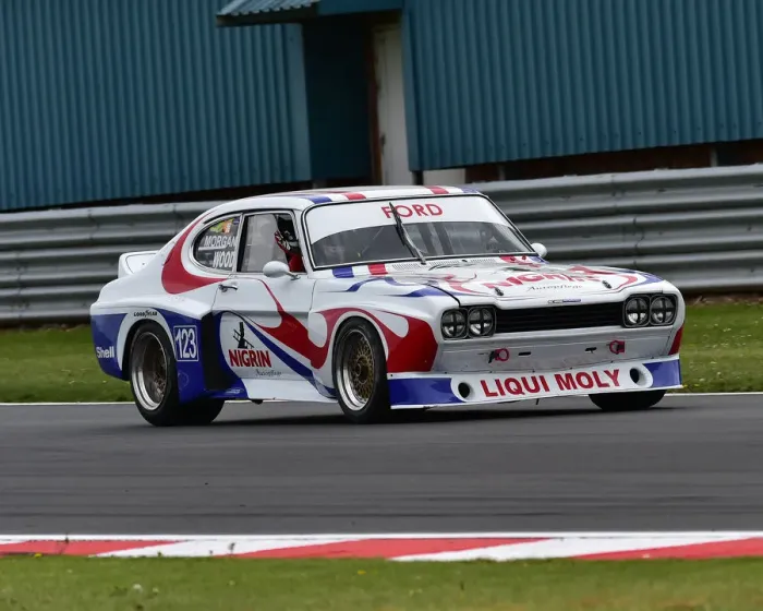 Framed Print : CM27 8309 Ric Wood, Adam Morgan, Ford Capri Framed Print : CM27 8309 Ric Wood, Adam Morgan, Ford Capri