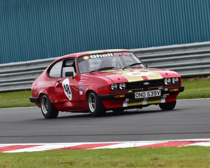 Framed Print : CM27 8314 John Joung, Butterfield, Ford Capri III 3 litre S