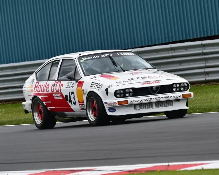 Framed Print : CM27 8328 Ian Guest, Frank Guest, Alfa Romeo GTV6 Framed Print : CM27 8328 Ian Guest, Frank Guest, Alfa Romeo GTV6