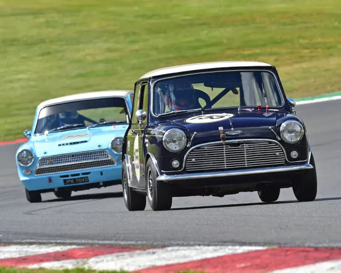 Framed Print : CM27 9658 Jeff Smith, Jo Polley, Austin Mini Cooper S Framed Print : CM27 9658 Jeff Smith, Jo Polley, Austin Mini Cooper S