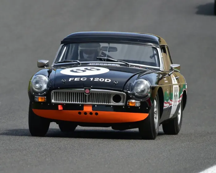 Framed Print : CM28 0474 Rob Johnson, Ed Barton Hilton, MGB Framed Print : CM28 0474 Rob Johnson, Ed Barton Hilton, MGB