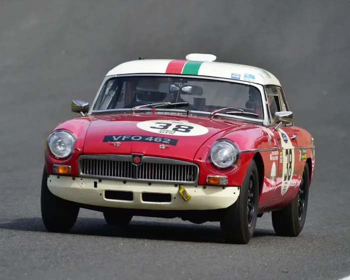 Framed Print : CM28 0501 Paul Latimer, MGB