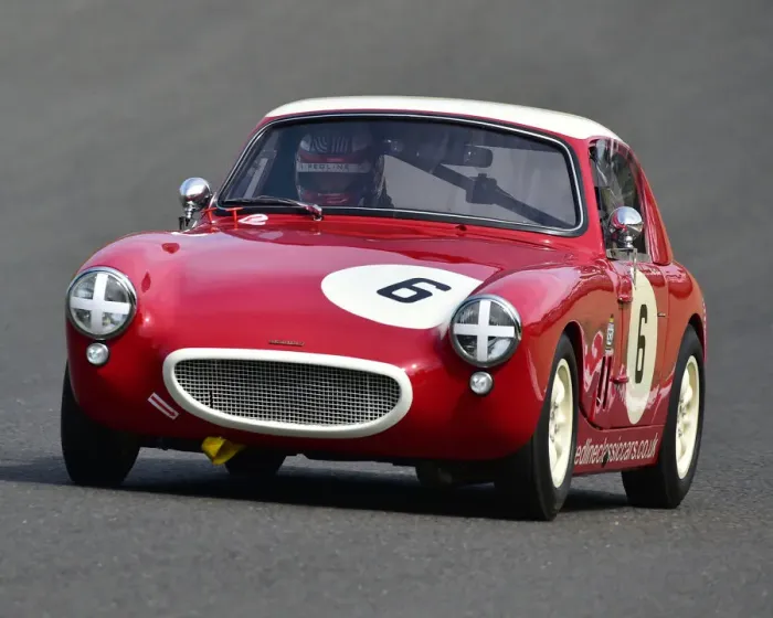 Framed Print : CM28 0502 Neil Fisher, Austin Healey Sebring Sprite
