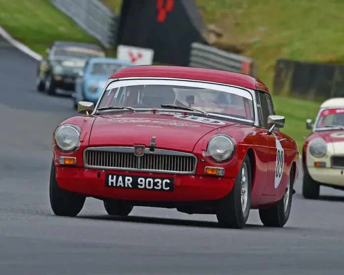 Framed Print : CM28 1664 Simon Barker, MGB