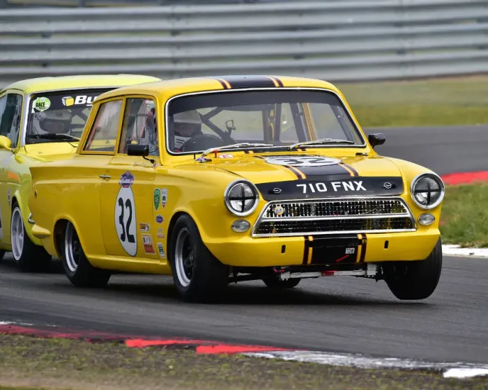 Framed Print : CM28 2220 Richard Belcher, Ford Lotus Cortina