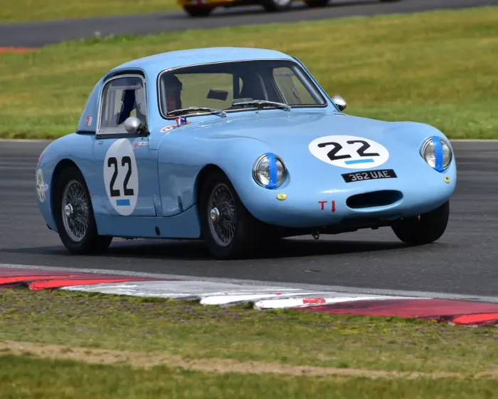 Framed Print : CM28 2503 Tony Davis, Austin Healey Sprite