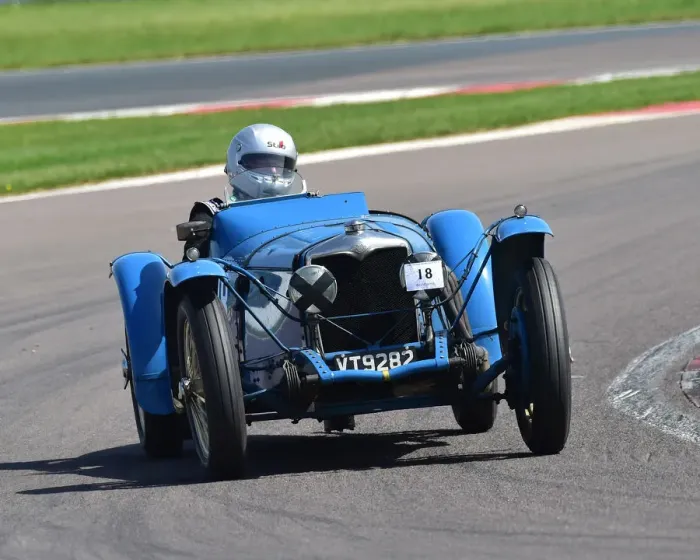 Framed Print : CM28 5153 Tim Kneller, Riley TT Sprite
