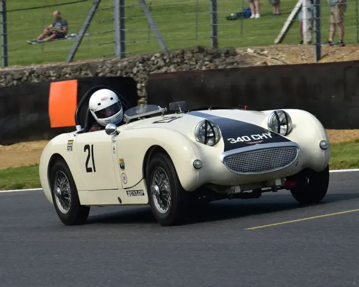 Framed Print : CM28 5316 Neil Cameron, Austin Healey Sprite Mk1