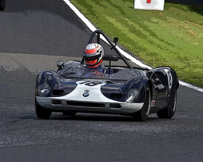 Framed Print : CM28 6331 Max Bartell, Callum Grant, Elva Mk7S Framed Print : CM28 6331 Max Bartell, Callum Grant, Elva Mk7S
