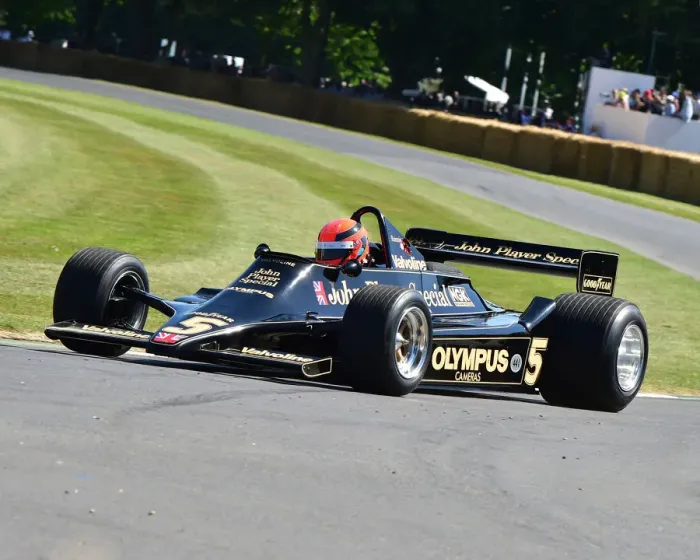 Rights Managed : CM28 6826 Clive Chapman, Lotus Cosworth 79 Rights Managed : CM28 6826 Clive Chapman, Lotus Cosworth 79