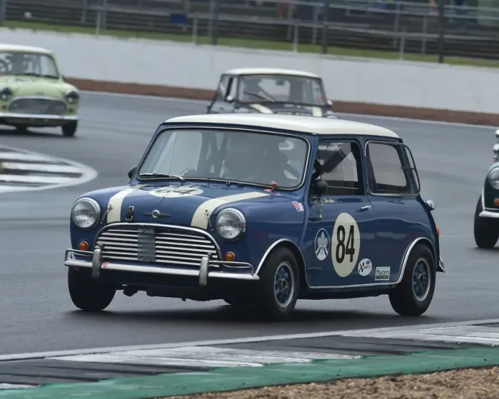 Framed Print : CM29 1196 Steve Jones, Morris Mini Cooper S