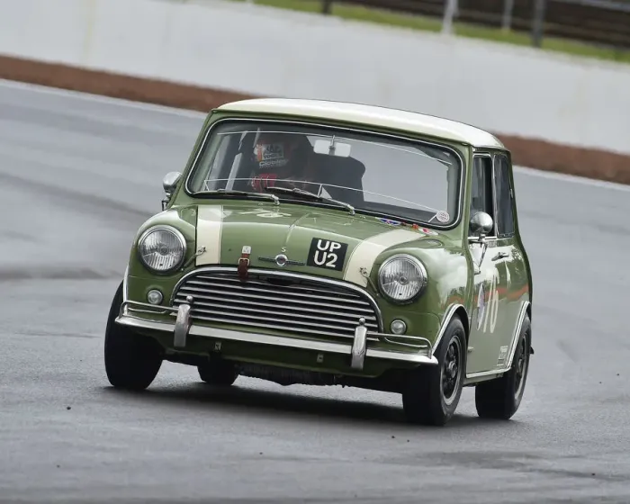 Framed Print : CM29 1328 Adam Morgan, Morris Mini Cooper S