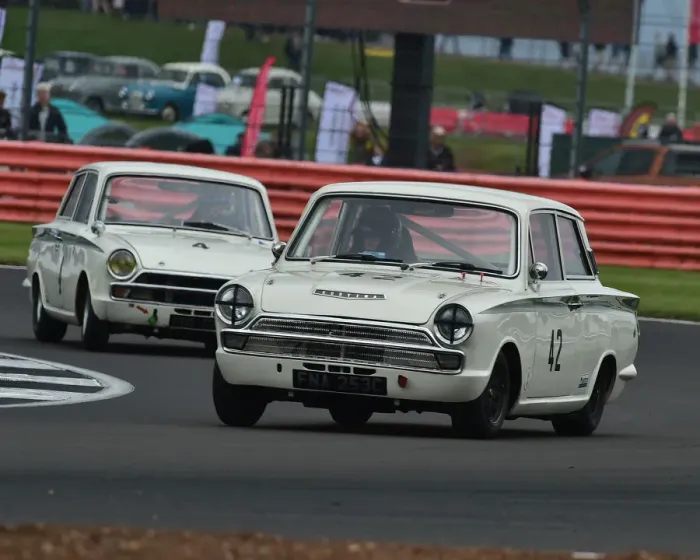 Framed Print : CM29 1539 John Spiers, Ford Lotus Cortina Framed Print : CM29 1539 John Spiers, Ford Lotus Cortina