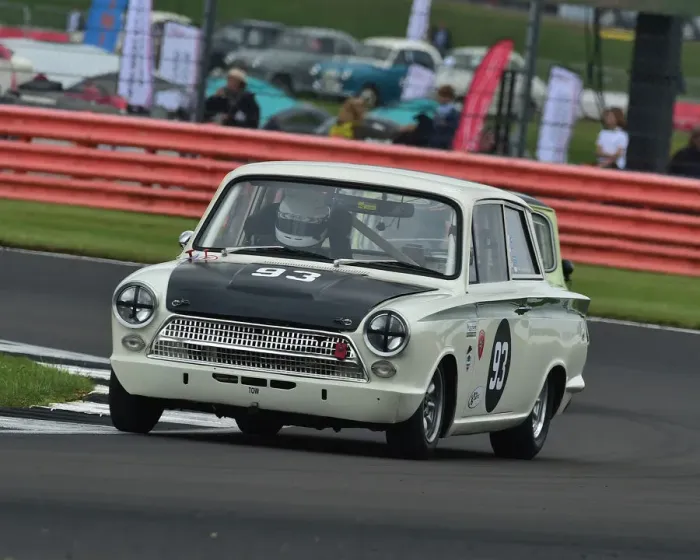 Framed Print : CM29 1562 John Dunham, Mark Owen, Ford Lotus Cortina