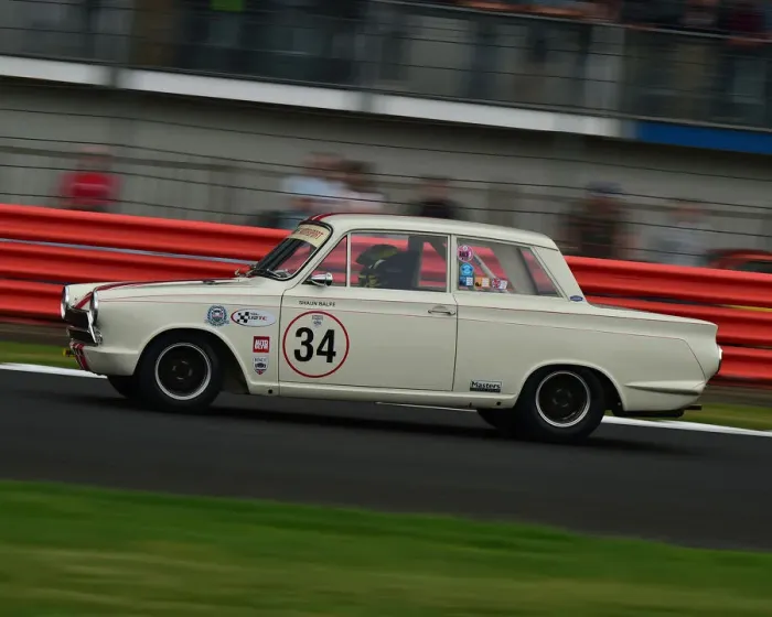 Framed Print : CM29 1698 Shaun Balfe, Ford Lotus Cortina