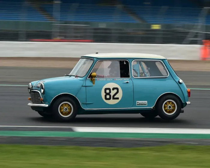 Framed Print : CM29 1824 Harvey Death, Rupert Deeth, Austin Mini Cooper S