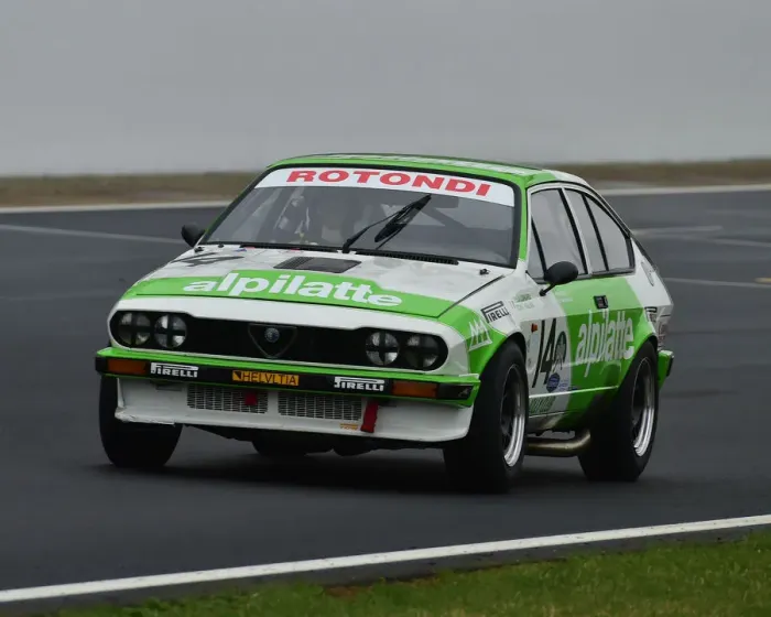 Framed Print : CM29 2579 Paul Clayson, Alfa Romeo GTV6