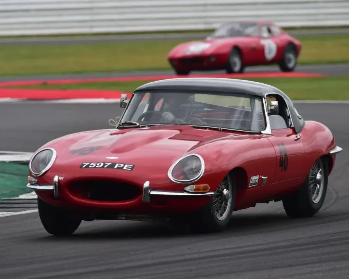 Framed Print : CM29 3256 Gregor Fisken, John Clark, Jaguar E-Type Framed Print : CM29 3256 Gregor Fisken, John Clark, Jaguar E-Type