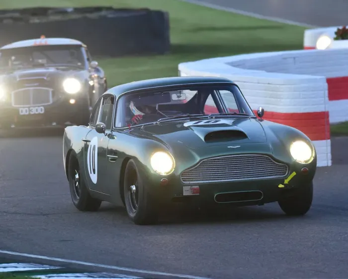 Rights Managed : CM29 4676 Urs Muller, Arlette Muller, Aston Martin DB4GT