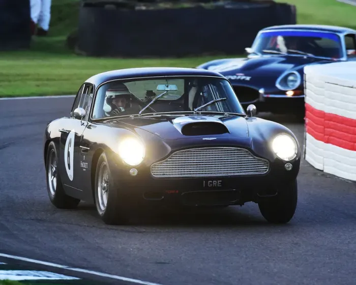 Rights Managed : CM29 4679 Darren Turner, Simon Hadfield, Aston Martin DB4GT