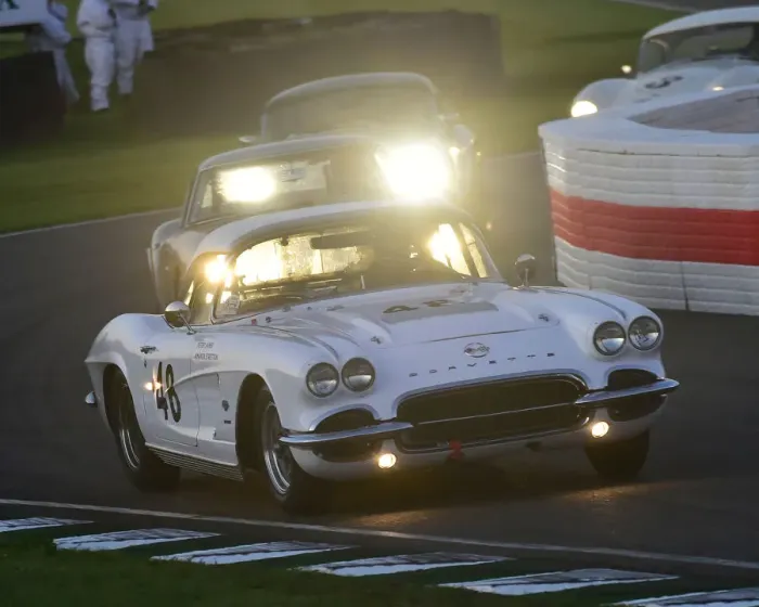 Rights Managed : CM29 4705 Peter James, Peter Snowdon, Chevrolet Corvette C1 Rights Managed : CM29 4705 Peter James, Peter Snowdon, Chevrolet Corvette C1