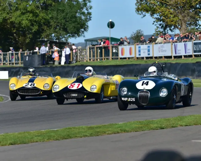 Rights Managed : CM29 4781 Nicholas Bert, Jaguar C-Type, Julian Bronson, Ferrari 250 TR, James Cottingham Rights Managed : CM29 4781 Nicholas Bert, Jaguar C-Type, Julian Bronson, Ferrari 250 TR, James Cottingham