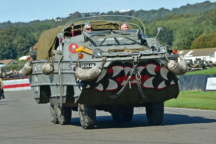 Rights Managed : CM29 5478 Mitch Hickman, DUKW, Amphibious Truck Rights Managed : CM29 5478 Mitch Hickman, DUKW, Amphibious Truck