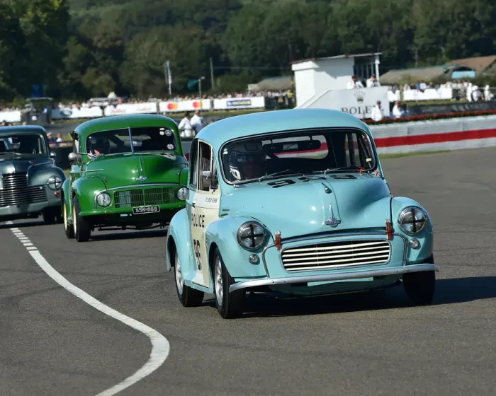 Rights Managed : CM29 5578 Jochen Mass, Nick Swift, Morris Minor Rights Managed : CM29 5578 Jochen Mass, Nick Swift, Morris Minor