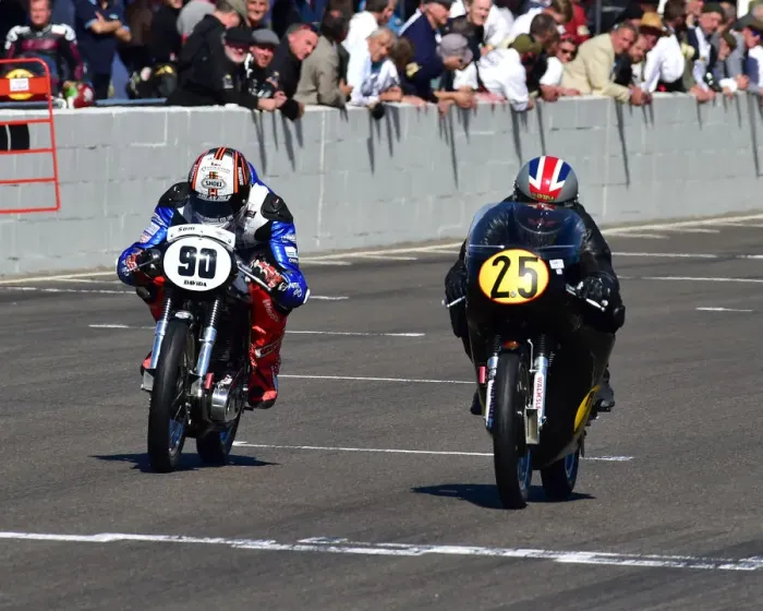 Rights Managed : CM29 6168 Sam Clews, Peter Hickman, Norton Manx 30M, Richard Molnar, Glen English