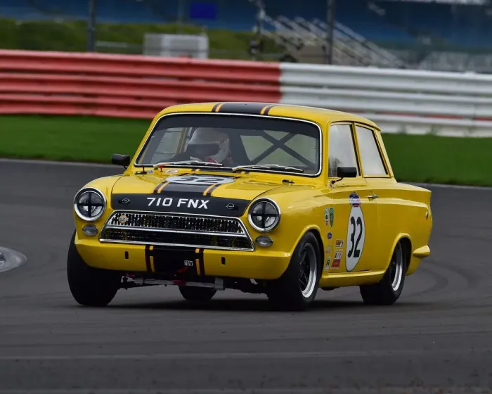 Framed Print : CM29 8641 Richard Belcher, Ford Lotus Cortina