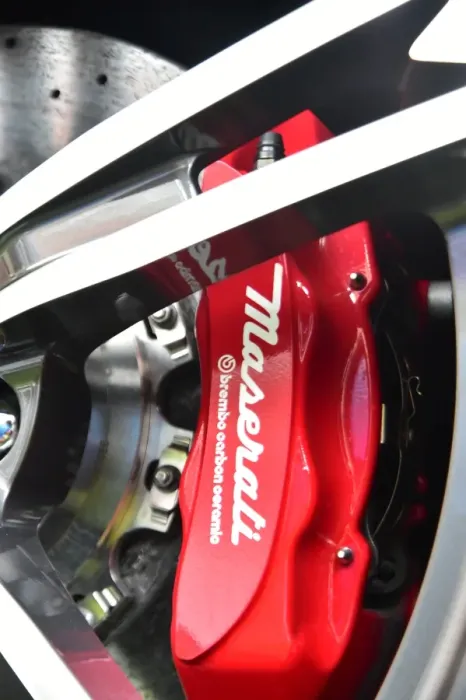 Rights Managed : CM3 2562 Maserati brake caliper Rights Managed : CM3 2562 Maserati brake caliper