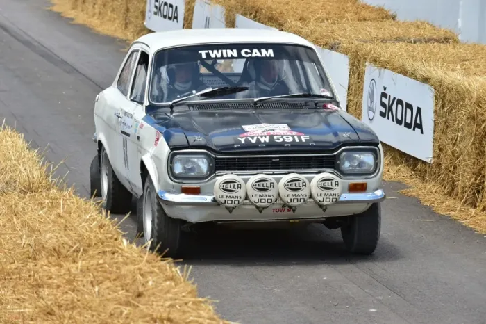 Rights Managed : CM3 2910 Dave Watkins, Ford Escort Twin Cam, YVW 591 F Rights Managed : CM3 2910 Dave Watkins, Ford Escort Twin Cam, YVW 591 F