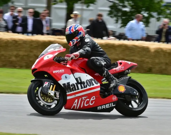 Rights Managed : CM3 4076 Andy Caddick, Ducati GP6
