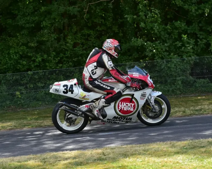 Rights Managed : CM3 4808 Steve Parrish, Suzuki RGV 500