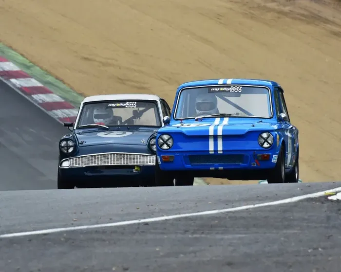 Framed Print : CM3 7187 Simon Benoy, Hillman Imp, Robyn Slater, Ford Anglia Framed Print : CM3 7187 Simon Benoy, Hillman Imp, Robyn Slater, Ford Anglia