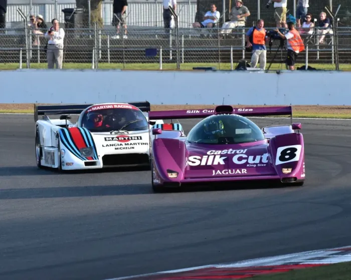 Framed Print : CM3 8908 Gareth Evans, Jaguar XJR14, Rupert Clevely, Lancia LC2