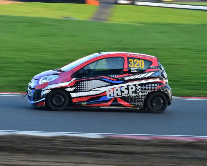 Framed Print : CM30 0154 Mark Barrand, Andrew Barrand, Ryan Campbell, Citroen C1