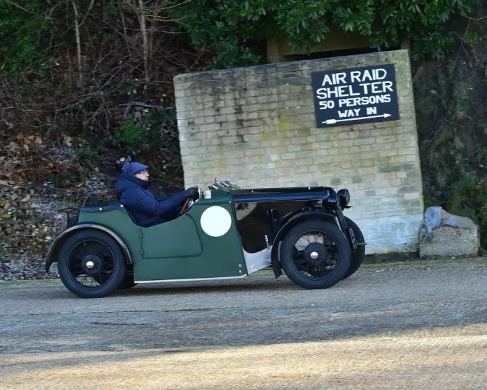 Framed Print : CM30 0731 Peter Myles, Austin 7 Sports Special Framed Print : CM30 0731 Peter Myles, Austin 7 Sports Special