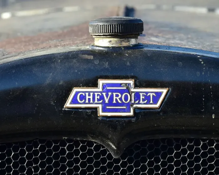 Framed Print : CM30 0881 Chevrolet radiator badge Framed Print : CM30 0881 Chevrolet radiator badge