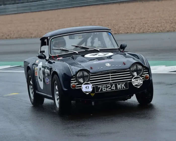 Framed Print : CM30 1122 Alex Hurst, Triumph TR4