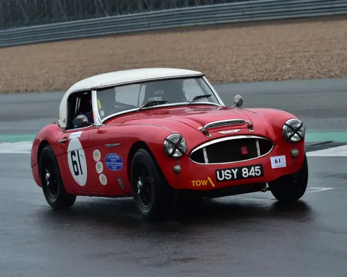 Framed Print : CM30 1141 Tom Waterfield, Austin Healey 3000 Framed Print : CM30 1141 Tom Waterfield, Austin Healey 3000