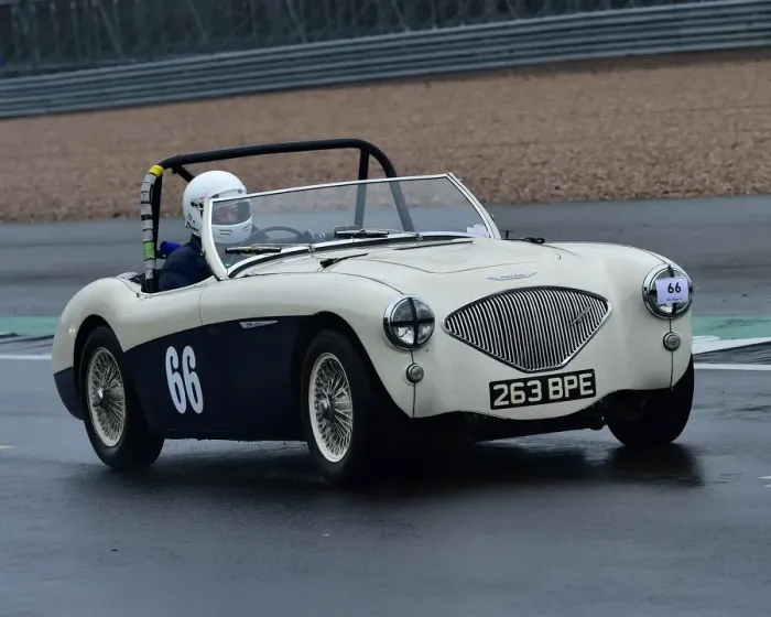 Framed Print : CM30 1151 Matthew Collings, Austin Healey 100M Framed Print : CM30 1151 Matthew Collings, Austin Healey 100M