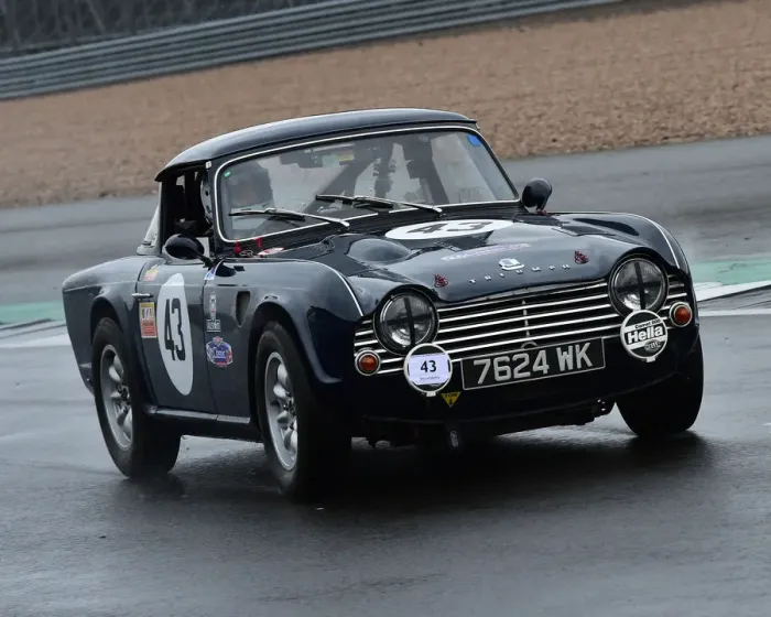 Framed Print : CM30 1158 Alex Hurst, Triumph TR4 Framed Print : CM30 1158 Alex Hurst, Triumph TR4