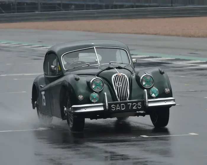 Framed Print : CM30 1275 Ben Fidler, Jaguar XK140