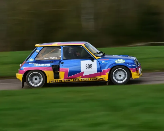 Framed Print : CM30 2278 Jess Watts, Renault 5 Turbo