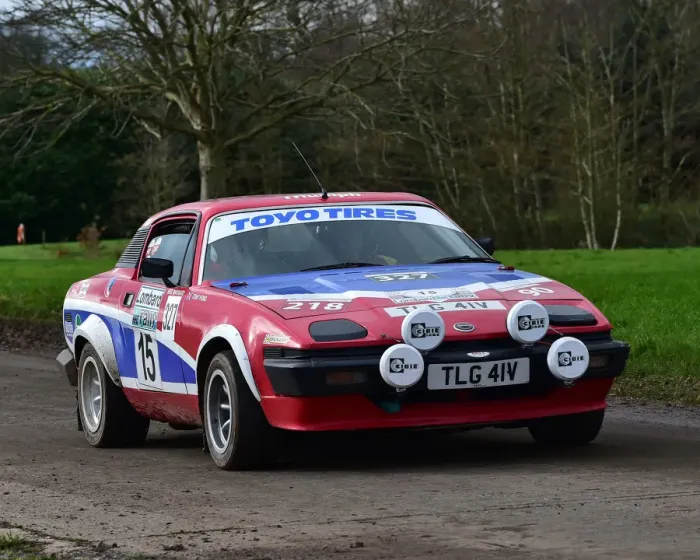 Framed Print : CM30 2316 Neil Maynard, Triumph TR7 V8