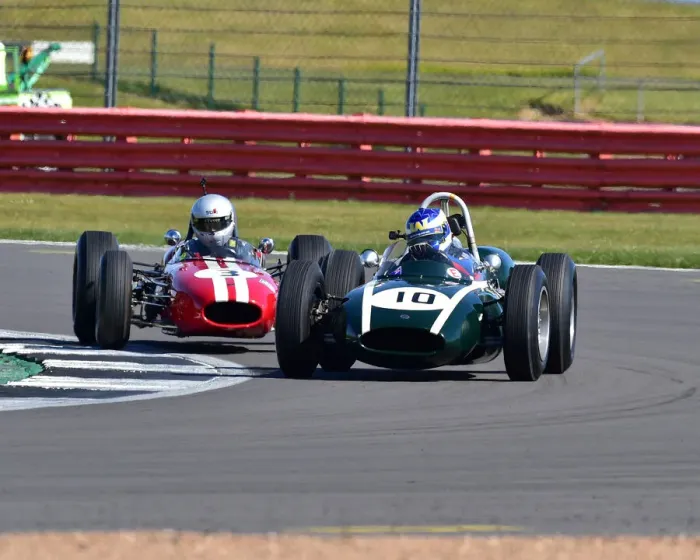 Framed Print : CM30 5896 Will Nuthall, Cooper T53, Barry Cannell, Brabham BT11A Framed Print : CM30 5896 Will Nuthall, Cooper T53, Barry Cannell, Brabham BT11A