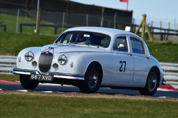 Framed Print : CM30 6749 Simon Aldridge, Jaguar Mk1