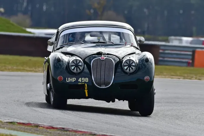 Framed Print : CM30 6955 Marc Gordon, Jaguar XK 150